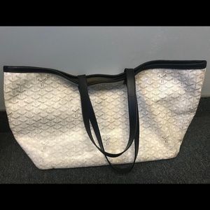 Goyard GM Tote with refurbished black handles